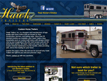 Tablet Screenshot of hawktrailers.com